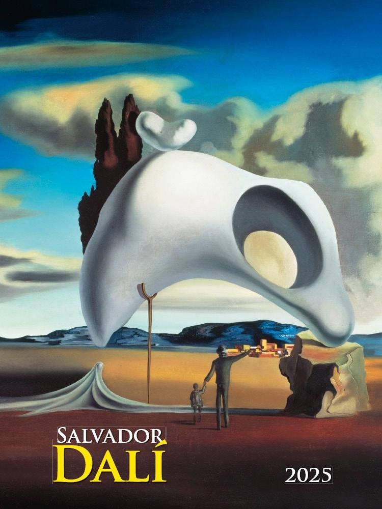 Levně Kalendář 2025 Salvador Dalí, nástěnný, 42 x 56 cm