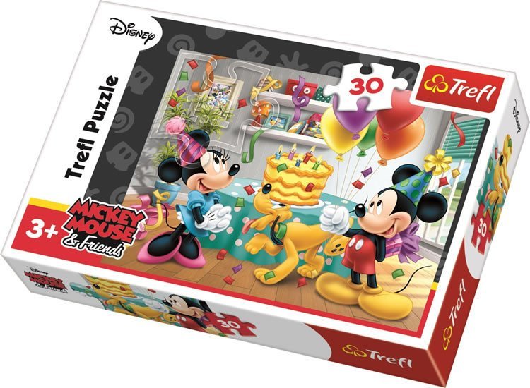 Levně Trefl Puzzle Mickey Mouse Oslava / 30 dílků