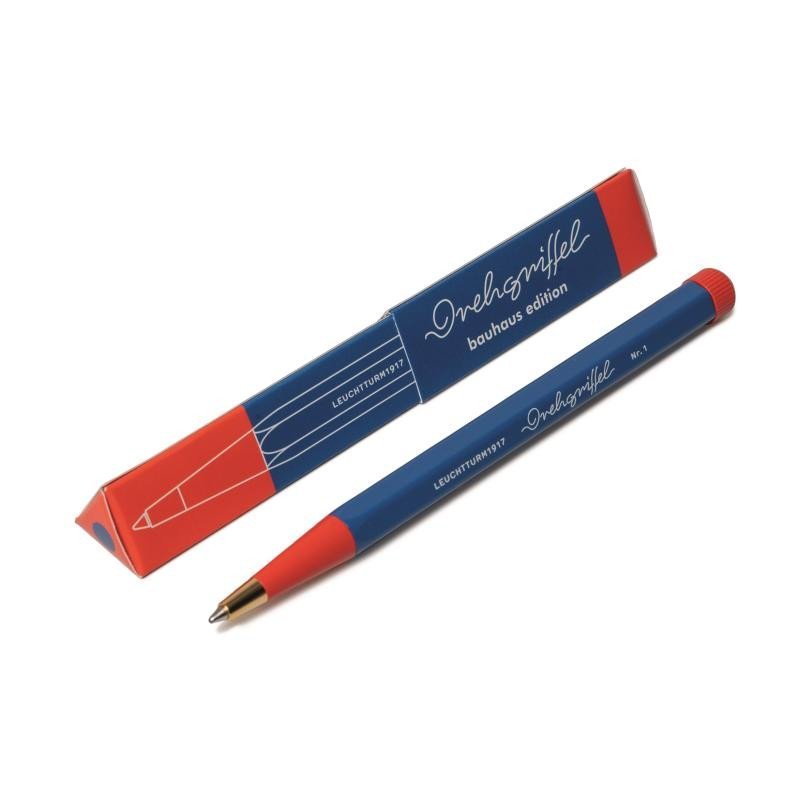 Levně Drehgriffel Nr. 1 Royal Blue/Red Bauhaus Edition Ballpoint pen (Royal Blue ink)