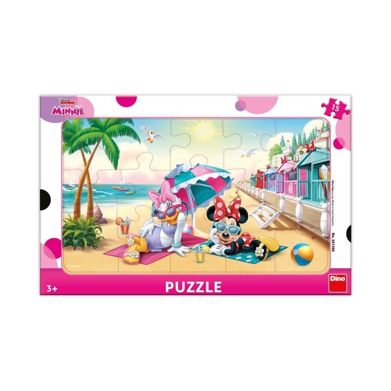 Levně Puzzle deskové Minnie: Oslava 15 dílků