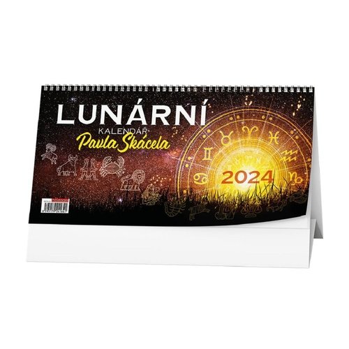 Levně Lunární kalendář Pavla Skácela 2024 - stolní kalendář