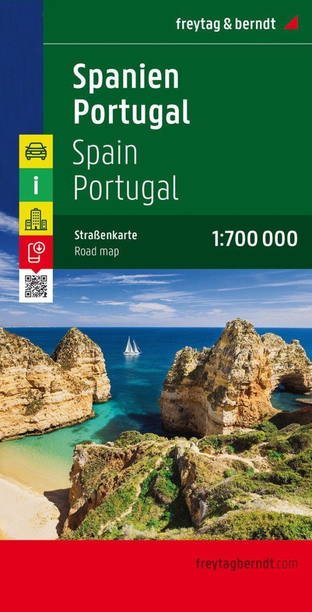 Levně AK 0515 Španělsko-Portugalsko 1:700 000 / silniční mapa