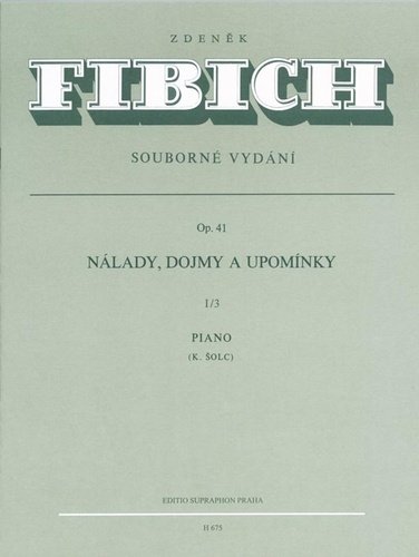 Levně Nálady, dojmy a upomínky op. 41/III - Zdeněk Fibich