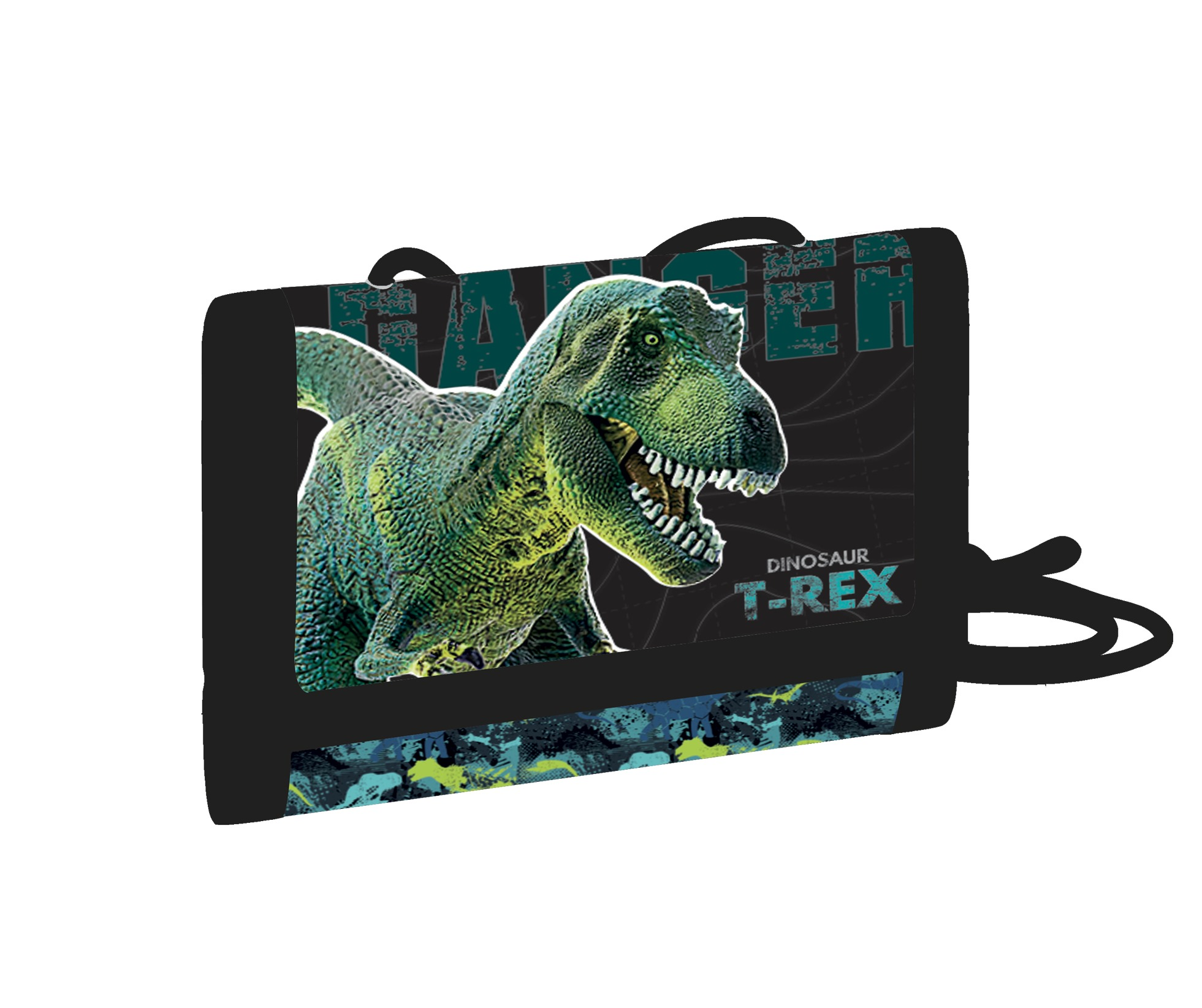 Levně Dětská peněženka textilní - Premium Dinosaurus