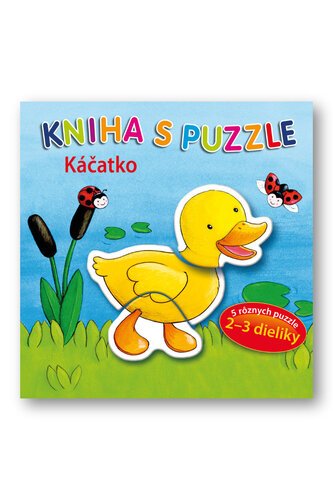 Levně Kniha s puzzle Káčatko