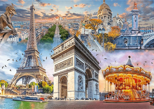 Levně Puzzle Víkend v Paříži 2000 dílků