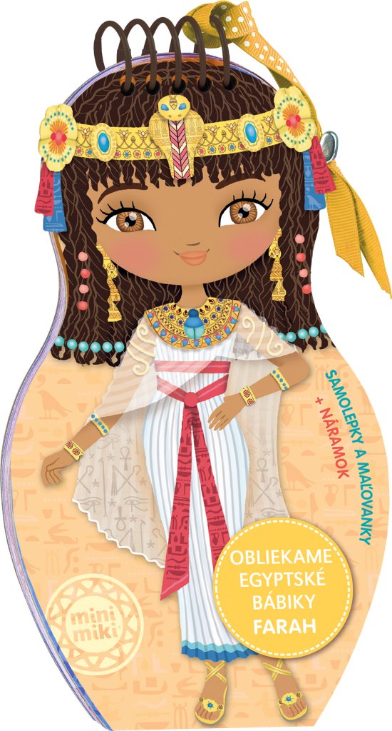 Levně Obliekame egyptské bábiky FARAH – Maľovanky