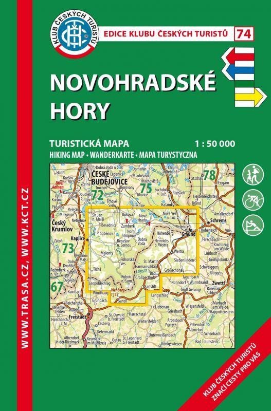 Levně KČT 74 Novohradské hory 1:50 000 / Turistická mapa