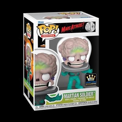 Funko POP Movies: Mars Attacks! - Martian Soldier (s možností Glow CHASE verze) #1877