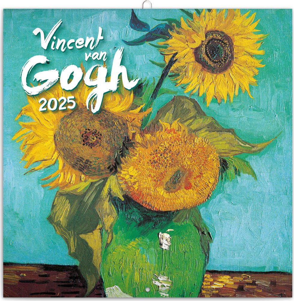 Levně NOTIQUE Poznámkový kalendář Vincent van Gogh 2025, 30 x 30 cm