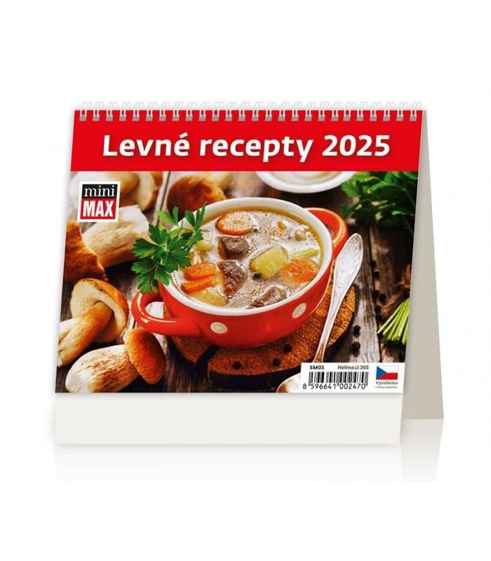 Levně Kalendář stolní 2025 - MiniMax Levné recepty