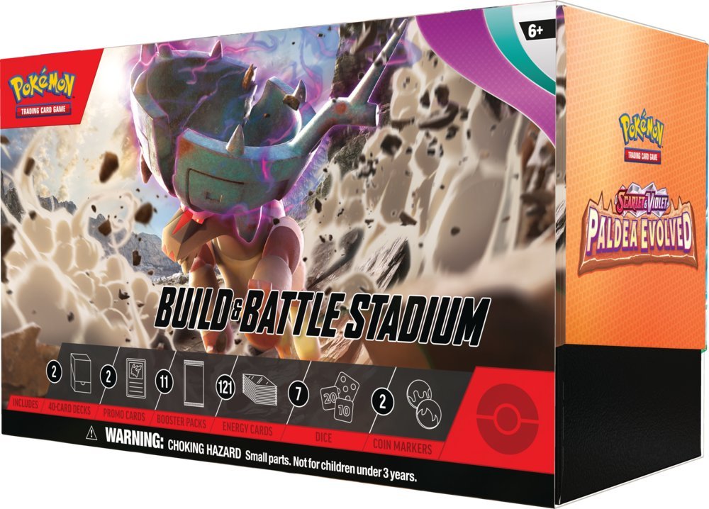 Levně Pokémon TCG: SV02 Paldea Evolved - Build &amp; Battle Stadium