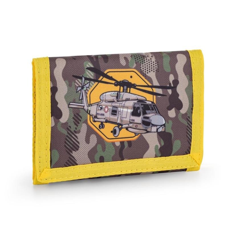 Levně Oxybag Dětská textilní peněženka - Helikoptéra
