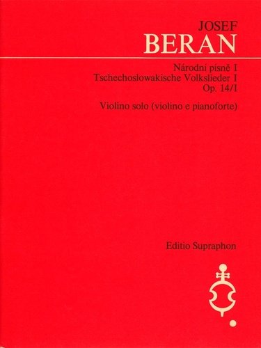 Levně Národní písně op. 14/I - Josef Beran