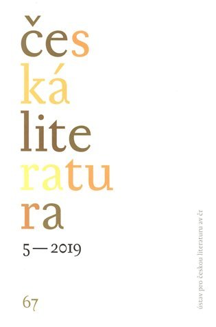 Levně Česká literatura 5/2019