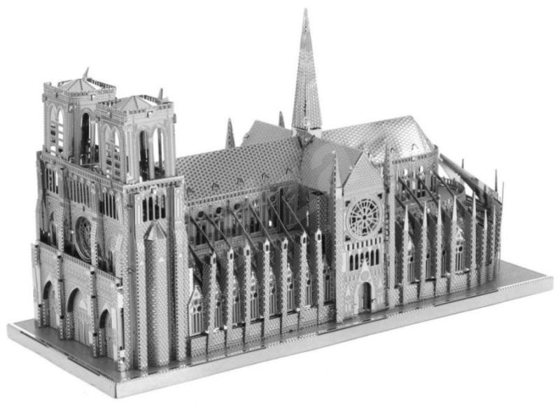 Levně Metal Earth 3D kovový model Katedrála Notre-Dame (ICONX)