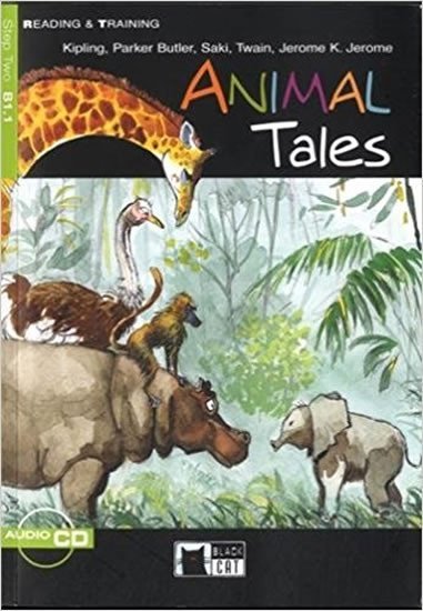 Levně Animal Tales + CD (Black Cat Readers Level 2) - Rudyard Joseph Kipling