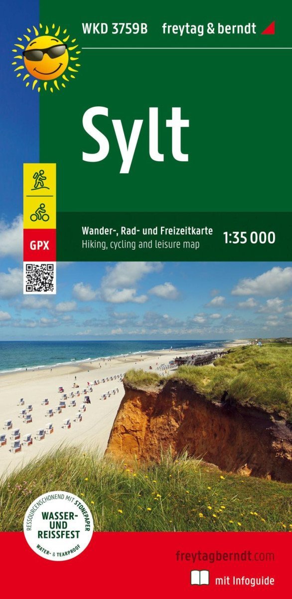 Levně Sylt 1:35 000 / turistická a cykloturistická mapa s informačním průvodcem
