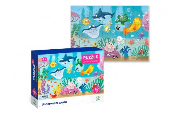 Levně Dodo Puzzle biomy - Podmořský svět 60 dílků