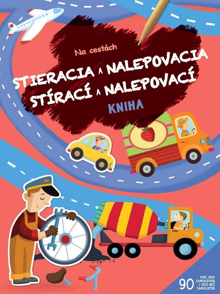 Levně Na cestách - Stírací a nalepovací kniha / Na cestách - Stieracia a nalepovacia kniha