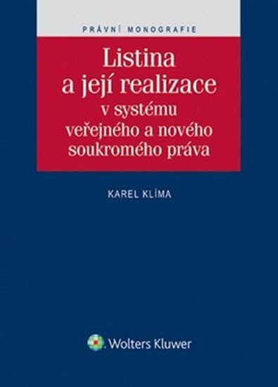 Levně Listina a její realizace - Karel Klíma