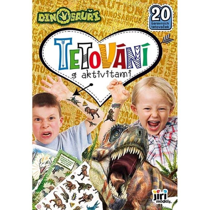 Levně Tetování s aktivitami Dinosauři