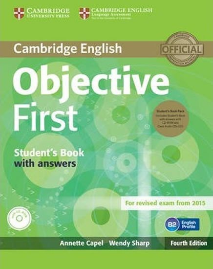 Levně Objective First Student´s Book Pack (Student´s Book with Answers, CD-ROM &amp; Class Audio CDs(2)), 4th Edition - Annette Capel