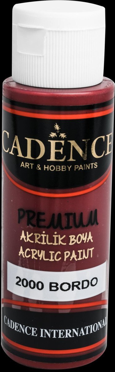 Levně Akrylová barva Cadence Premium - vínová / 70 ml