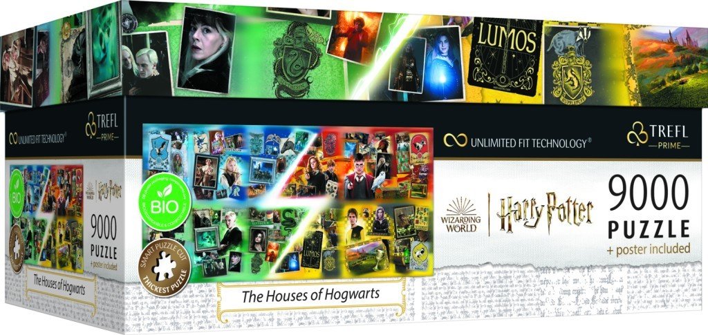 Levně Puzzle Harry Potter: Bradavické koleje 9000 dílků - Trefl