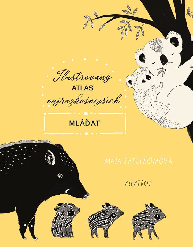 Ilustrovaný atlas najrozkošnejších mláďat - Maja Säfströmová