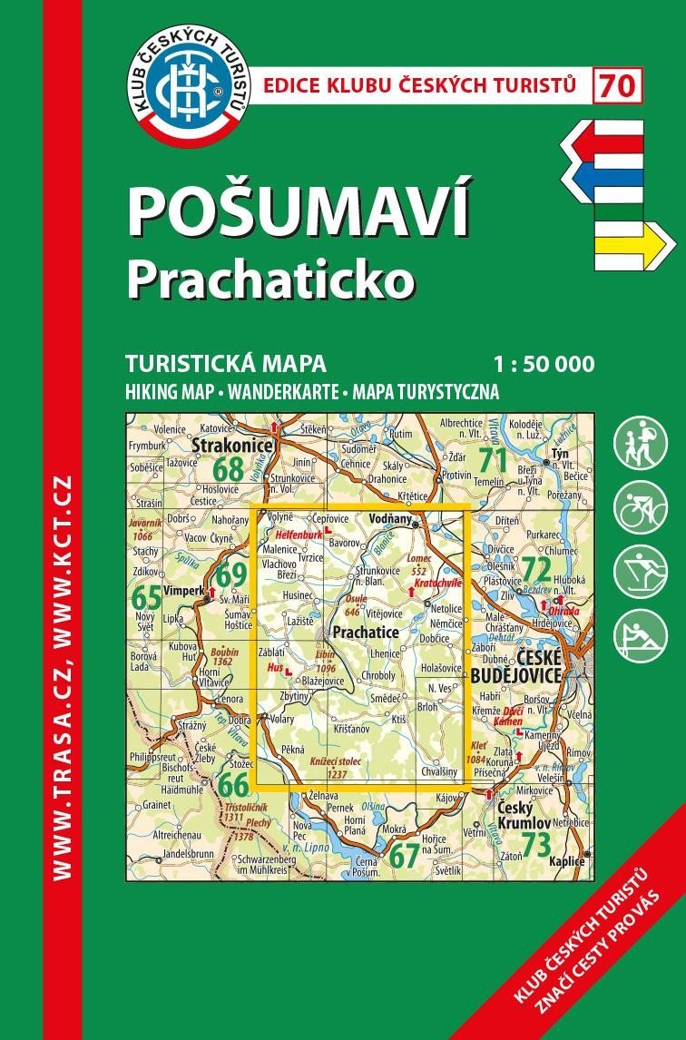 Levně KČT 70 Pošumaví - Prachaticko 1:50 000 / turistická mapa
