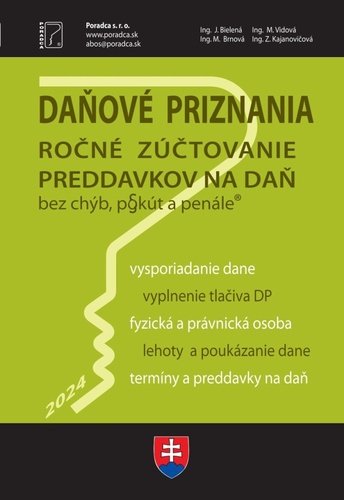 Levně Daňové priznania FO a PO za rok 2024