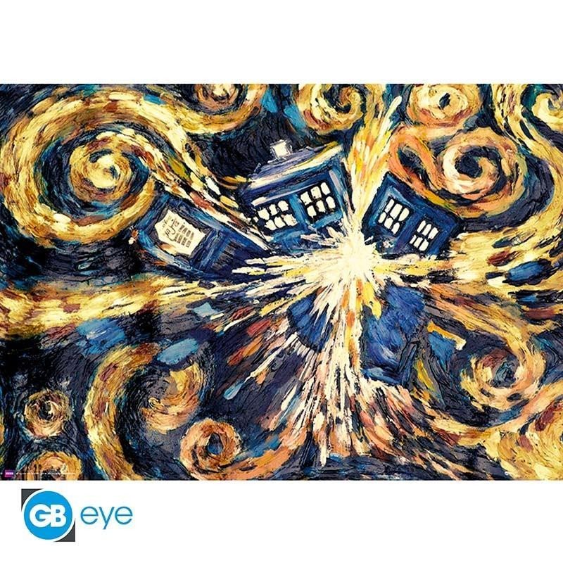 Levně Doctor Who Plakát Maxi - Exploding Tardis 91,5 x 61 cm