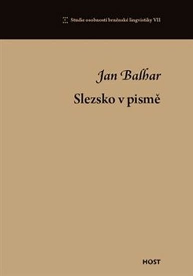 Levně Slezsko v pismě - Jan Balhar