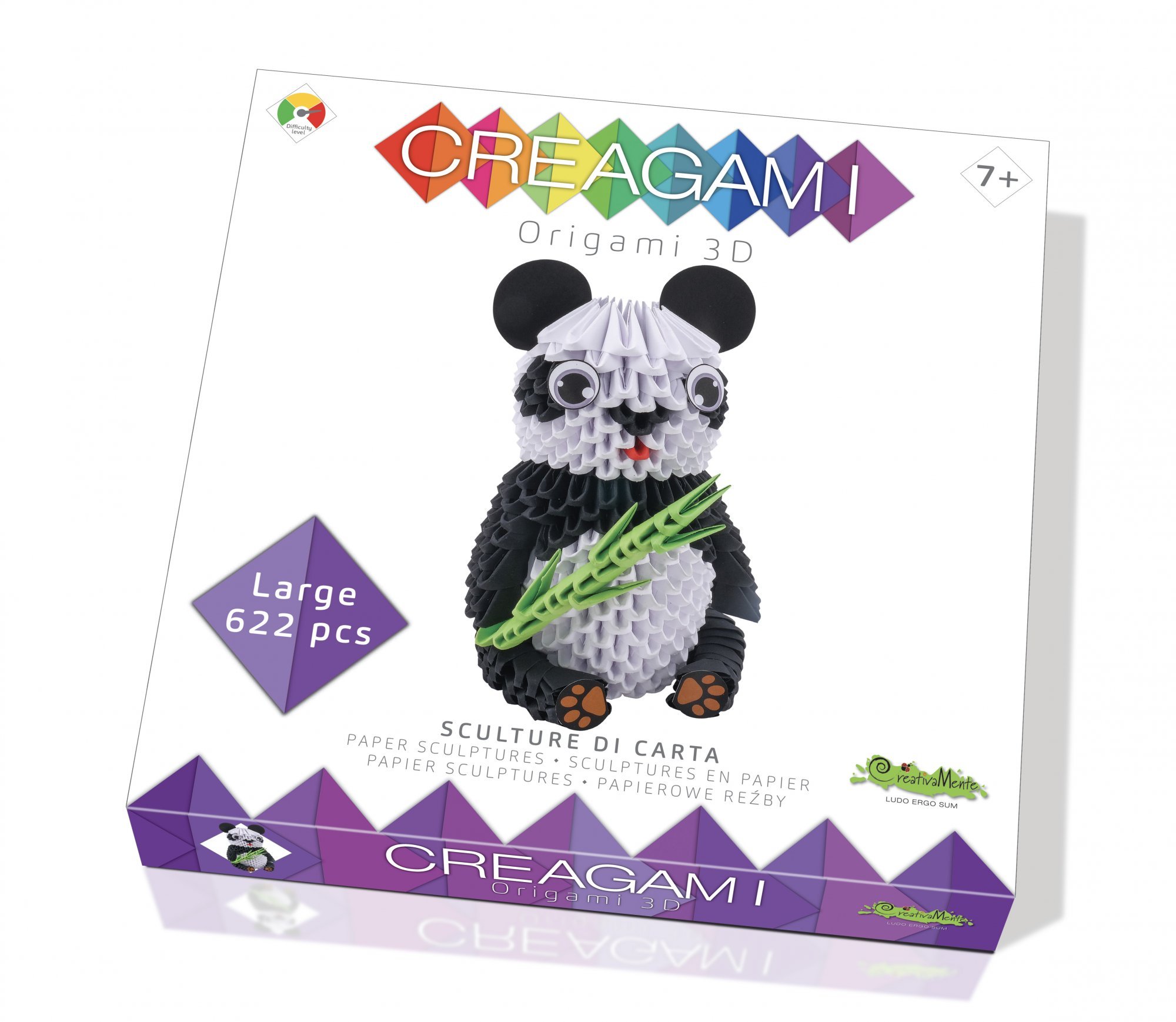 Levně Piatnik Creagami: Origami 3D L Panda