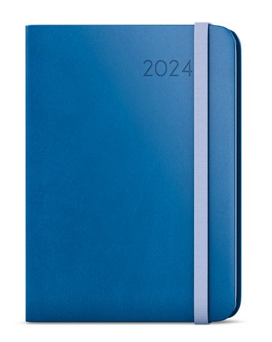 Týdenní diář 2024 Zoro Flexi A5 modrá