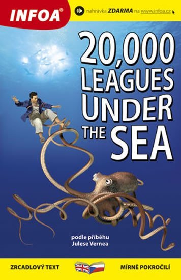 Levně 20 000 mil pod mořem / 20 000 Leagues Under the Sea - Zrcadlová četba - Jules Verne