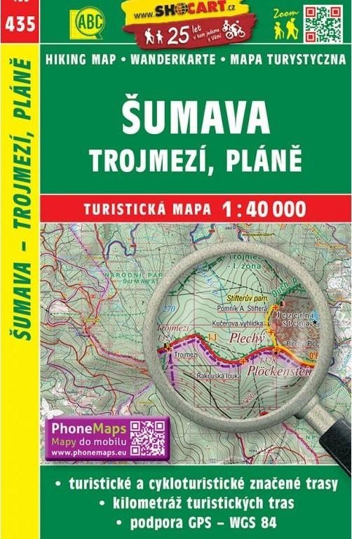 Levně SC 435 Šumava - Trojmezí, Pláně 1:40 000