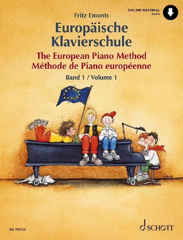 Evropská klavírní škola I. / Europäische Klavierschule I. (německy) - Fritz Emonts