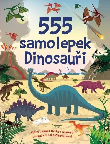 Levně 555 samolepek Dinosauři
