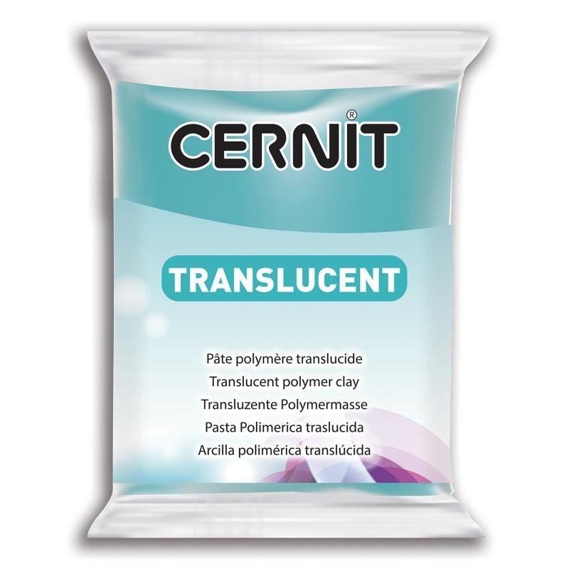 Levně CERNIT TRANSLUCENT 56g tyrkysová