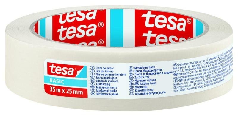 Levně Tesa bílá maskovací páska základní 35m x 25 mm