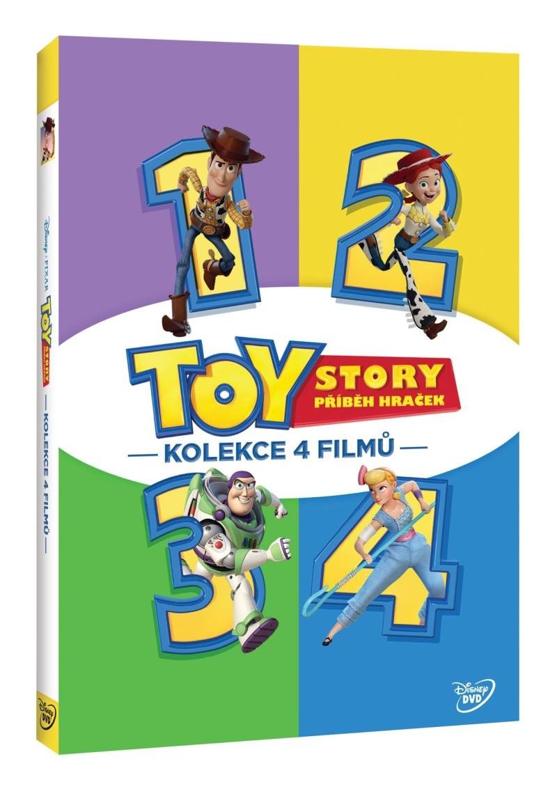 Levně Toy Story: Příběh hraček kolekce 1.-4. 4DVD