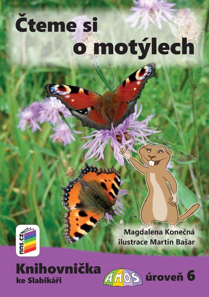 Levně Čteme si o motýlech (Knihovnička ke Slabikáři AMOS) - Magdalena Konečná