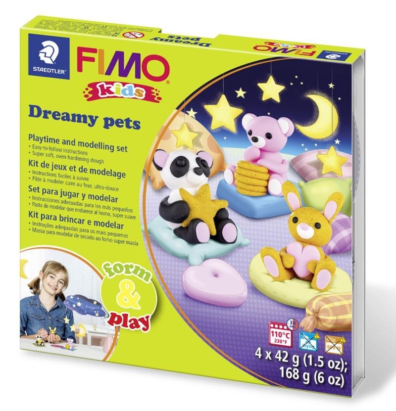 FIMO sada kids Form &amp; Play - Zasnění pejsci
