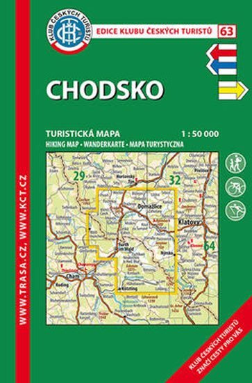 Levně Chodsko /KČT 63 1:50T Turistická mapa