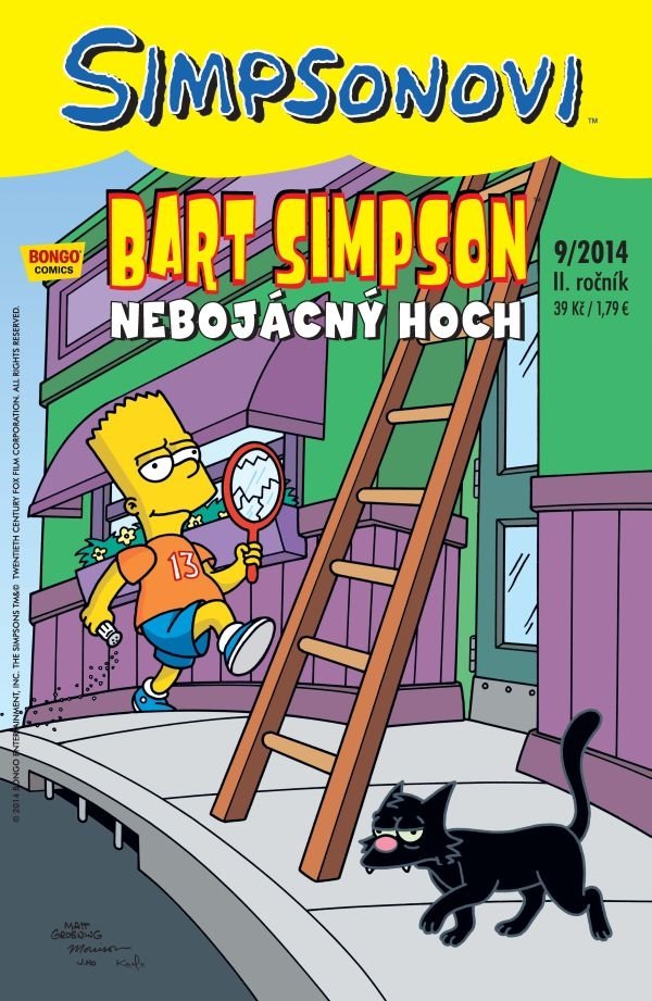 Levně Simpsonovi - Bart Simpson 9/2014 - Nebojácný hoch - Matthew Abram Groening