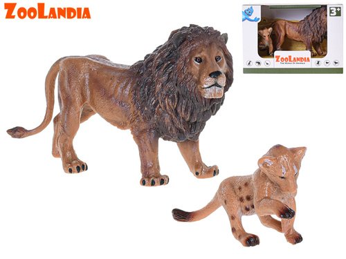 Levně Zoolandia Lev s mládětem