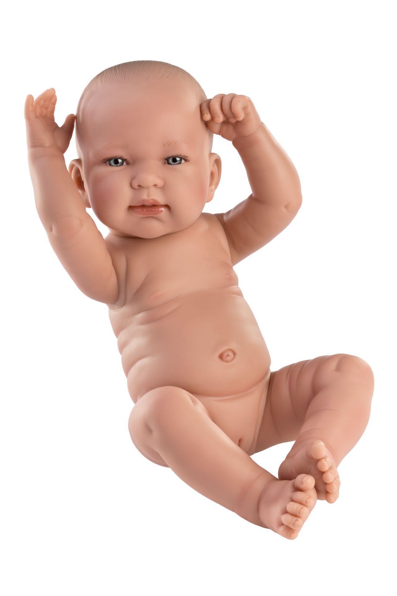 Levně Llorens 73802 NEW BORN HOLČIČKA - realistická panenka miminko s celovinylovým tělem - 40 cm