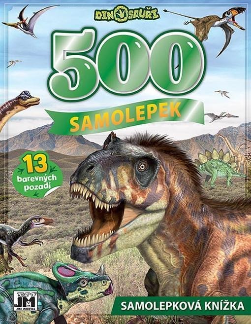 Levně Velká samolepková knížka 500 Dinosauři